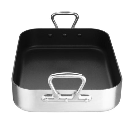 80mm Deep Aluminium Roasting Pan with Sturdy Handles | Vogue 5