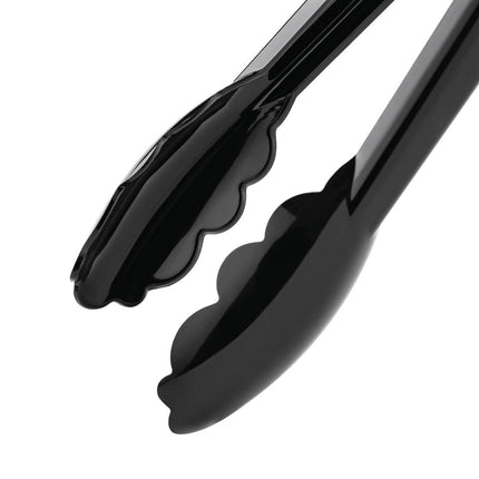 Black Serving Tongs 23cm | Vogue | Polycarbonate 5