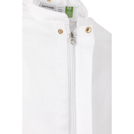 Short Sleeve White Chef Jacket Mesh | Southside Harlem | UK M 9