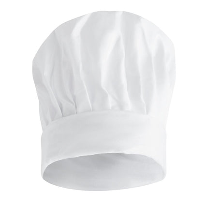 White Cotton Chef Hat L 3