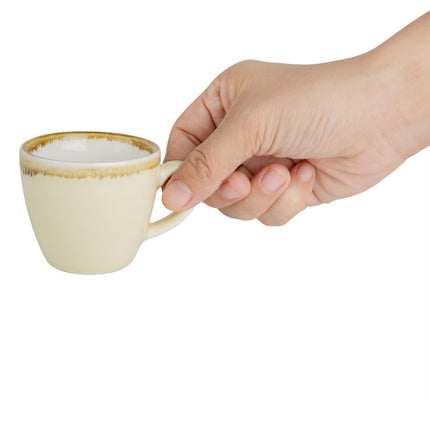Espresso Cups 8.5cl Sandstone | Olympia Kiln Collection | 6 Pieces 4