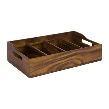 Acacia Wood Cutlery Tray 510x280mm | APS