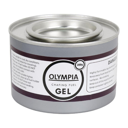 Olympia Milan Chafing Dish with 24-Pack Gel Fuel 3