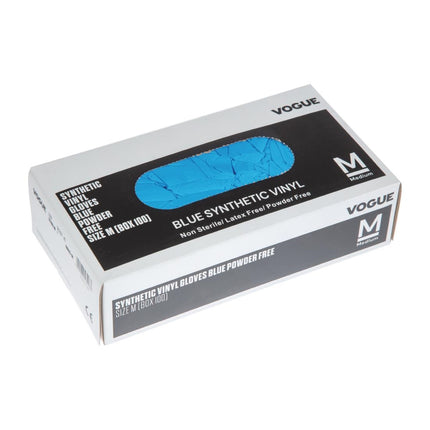 Powder-Free Blue Vinyl Gloves L | Hygiplas 3