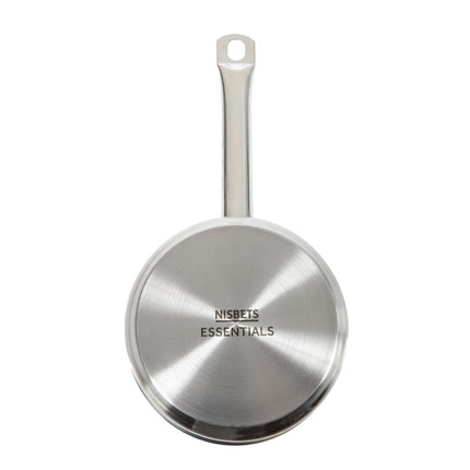 Stainless Steel Induction Saucepan 1.5L 16cm with Lid | Nisbets Essentials 6