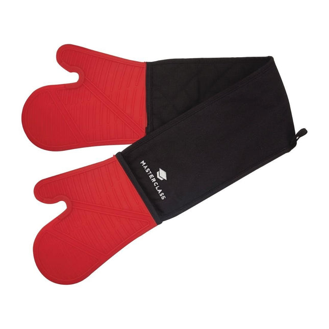 Seamless Silicone Oven Glove Red | MasterClass