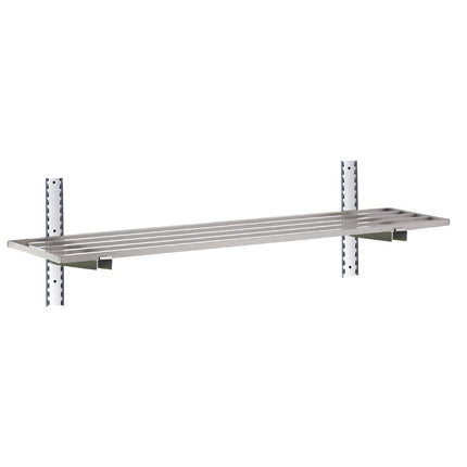 Stainless Steel Wall Shelf Without Brackets 120x40cm | Gastro M | AISI 430 5