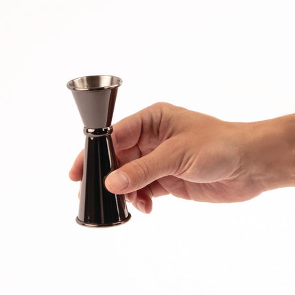 Titanium Black Double Jigger | Olympia 4