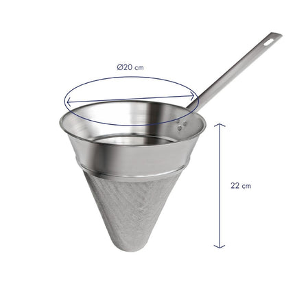 Fine Mesh Chinois Sieve 200mm | Gobel 3