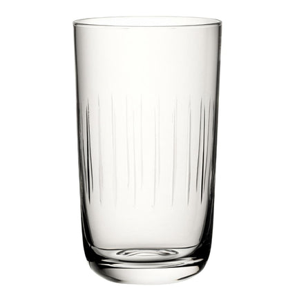Hiball Glasses 420ml Crystal Lines Cut | Utopia Raffles (Set of 6)