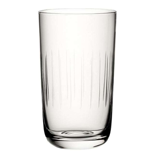 Hiball Glasses 420ml Crystal Lines Cut | Utopia Raffles (Set of 6)