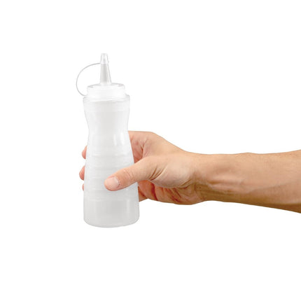 Squeeze Bottle with Cap | Vogue | 340ml | Transparent 4
