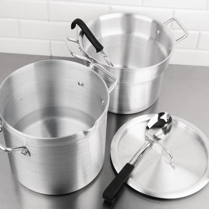 Aluminium Bain-Marie Pot 10L with Lid | Vogue 3