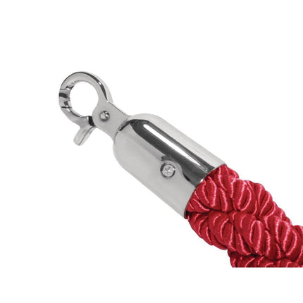 Bolero Red Velvet Twisted Barrier Rope
