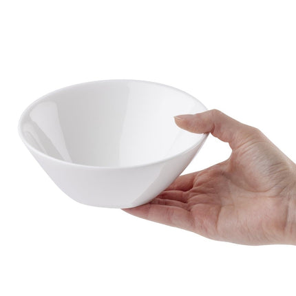 Lumina Oval Slant Serving Bowls 14.8cm | Olympia (6 Pieces) 2