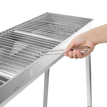 Professional Charcoal Barbecue with Large Cooking Surface | Buffalo 3