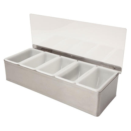 5-Piece Stainless Steel Garnish Holder | Beaumont