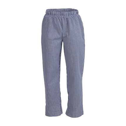 Vegas Blue-White Checked Chef Pants L | Whites