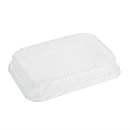 Recycleable PET Lids for No. 3 Sushi Trays | Fiesta | Pack of 300