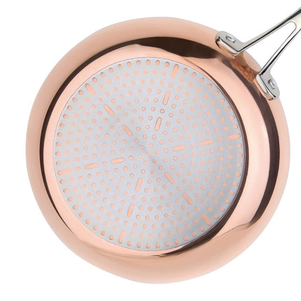 Copper Triwall Induction Frying Pan 20cm | Vogue 3