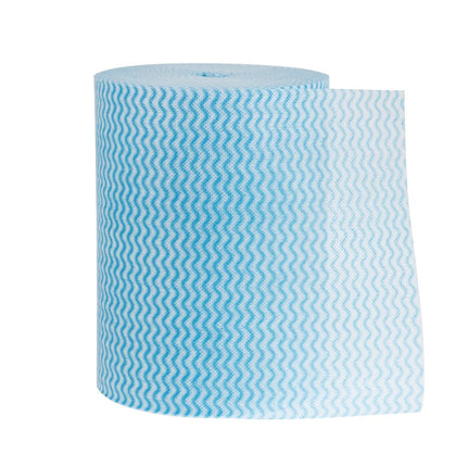 Blue Antibacterial Multipurpose Wipes on Roll 22x37cm | Jantex 6