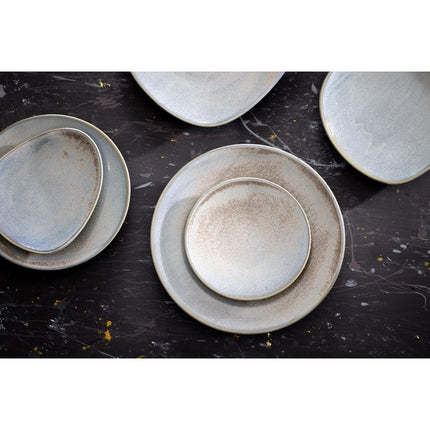 Triangular Blue Plates 250mm | Olympia Ember Collection 7