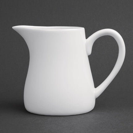 Whiteware Milk Jugs with Handle 21.2cl | Olympia | 6 Pieces