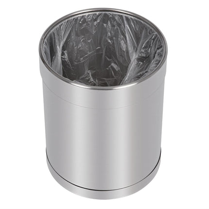 Brushed Stainless Steel Trash Bin 10.2L | Bolero 2