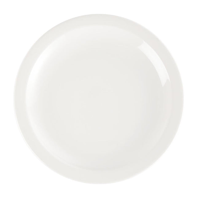 White Porcelain Dinner Plates 25.4cm | Churchill Whiteware Nova
