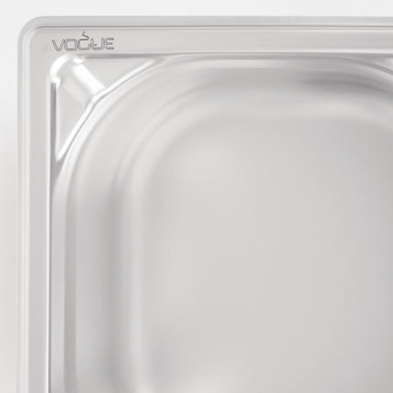 Stainless Steel GN 1/6 Container 65mm Depth | Vogue | 176x162mm 5