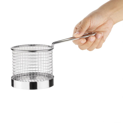 Olympia Stainless Steel Fry Basket with Handle 9.5cm 2