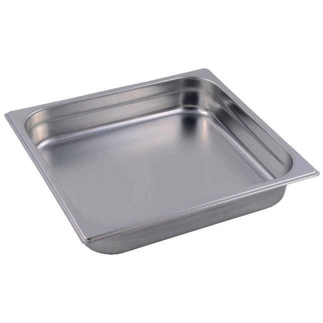 Stainless Steel Gastro Pan GN 2/3 | 6.5cm Depth | 325x354mm