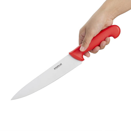 Chef's Knife 21.5cm Red | Hygiplas 2