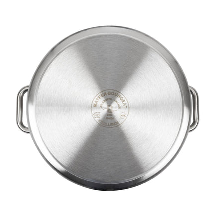 Stainless Steel Induction Soup Pot 10.8L | Matfer Bourgeat Excellence 5