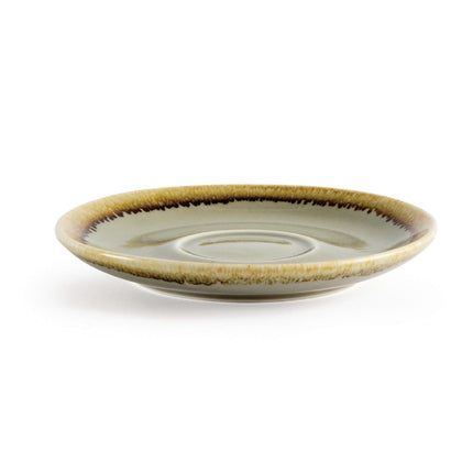 Cappuccino Saucers 14cm Mos Green | Olympia Kiln Collection | Set of 6 2