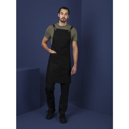 Linen Blend Apron Black | Southside 8