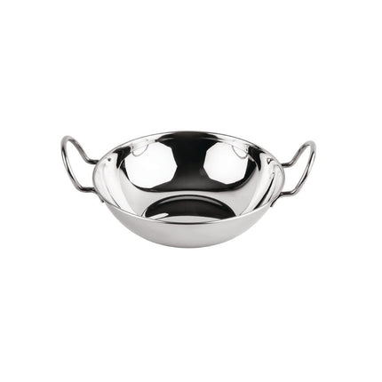 Stainless Steel Balti Serving Dish with Handles 23cm | Olympia