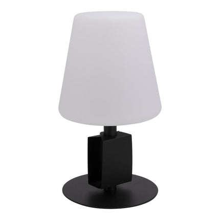Black Wireless Table Lamp Michelle with 3 Attachable Chalkboard Labels | Securit