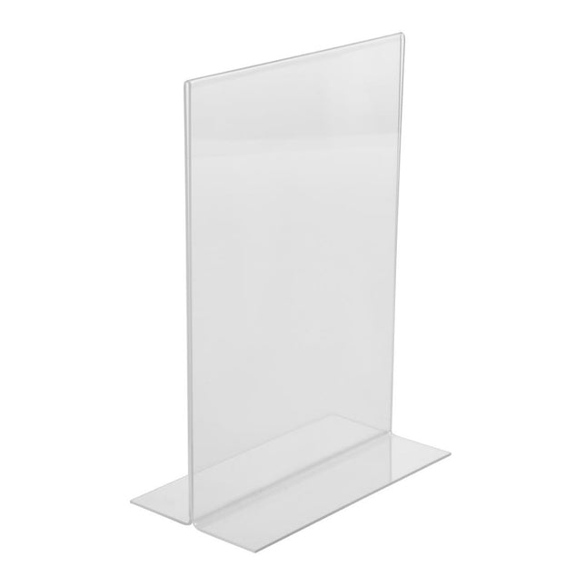 Acrylic Straight Menu Holder A5 | Olympia