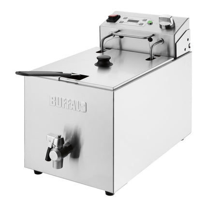 Single Electric Fryer with Timer | Buffalo | 8L Tank | 2.9kW Element 2