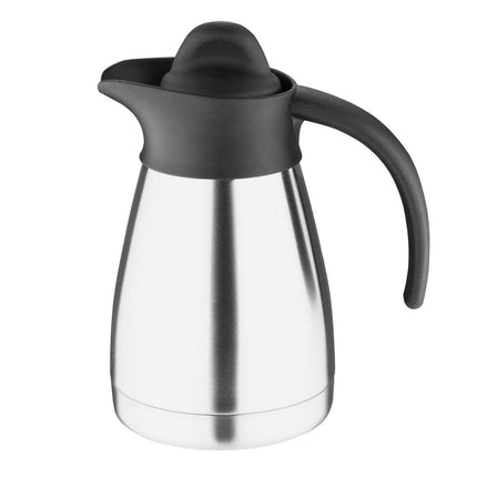 Brushed Stainless Steel Thermos Flask with Screw Cap | Olympia | 0.5L