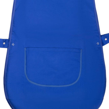 Polyester Cotton Tabbard Apron with Pocket | Royal Blue 3
