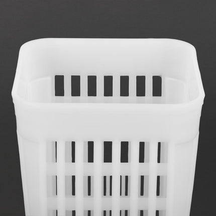 Square Plastic Cutlery Holder 14cm x 11cm x 11cm | Olympia 5