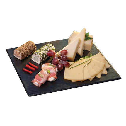 Melamine Serving Platter Slate Look GN 1/2 | APS 3