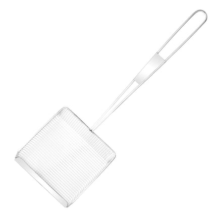 Square Stainless Steel Fry Scoop 20cm | Vogue 4