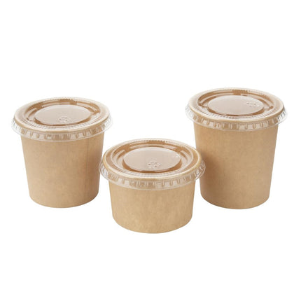Recyclable PET Lids for Portion Cups | Fiesta | Pack of 1000 5