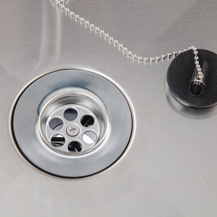 Vogue Stainless Steel Mop Sink with Large Basin 4