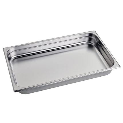 Stainless Steel GN 1/1 Pan 6.5cm Deep | Gastro M