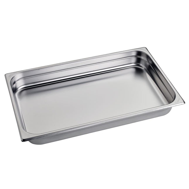 Stainless Steel GN 1/1 Pan 6.5cm Deep | Gastro M