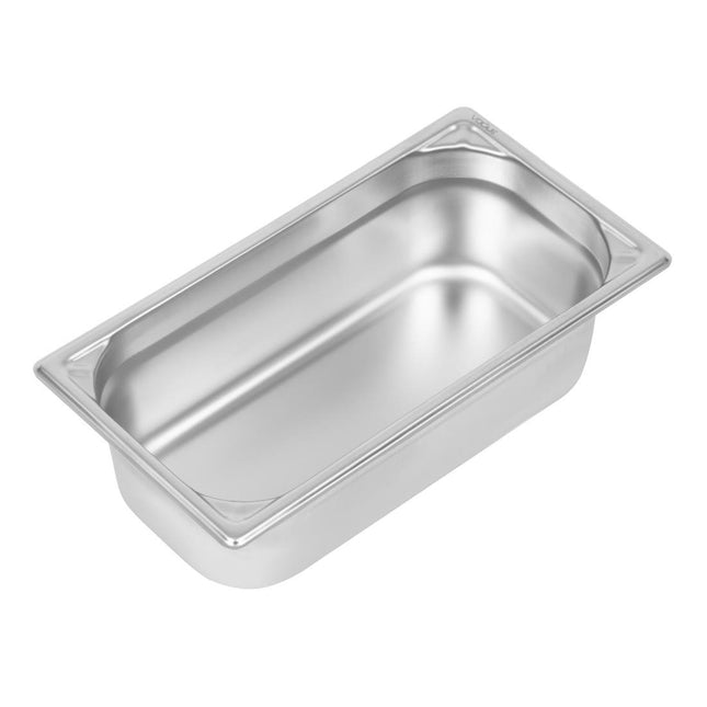Stainless Steel GN 1/3 Container 100mm Depth | Vogue